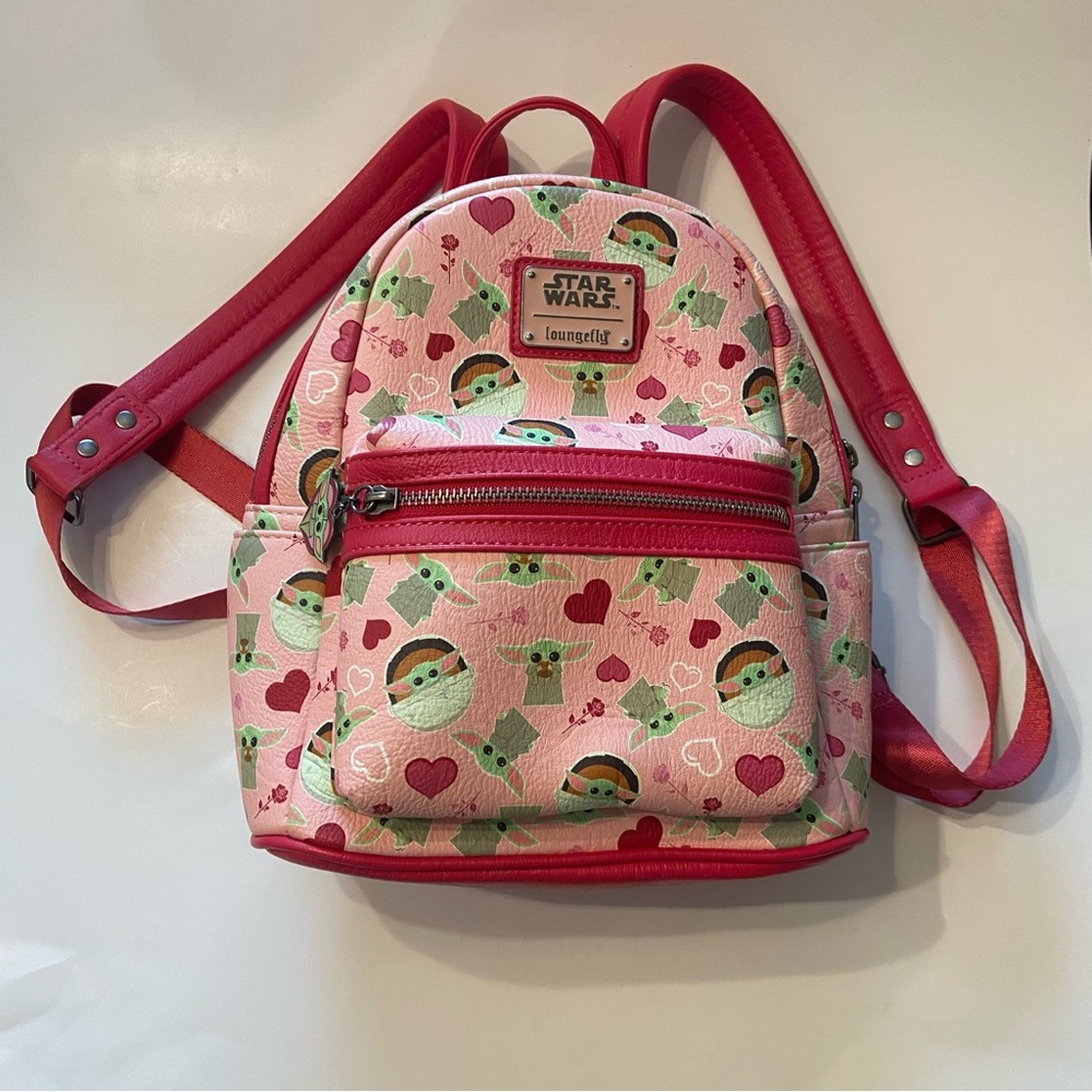 Star Wars Baby Yoda Loungefly Small Backpack